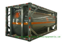 Contenedor de tanque ISO de acero inoxidable 316 20 pies para líquidos peligrosos Transporte por carretera
