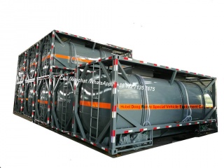 20FT ISO HCL Acid Tank Container 21cbm para Vietnam Chemical Factory Acid Trailer Transport