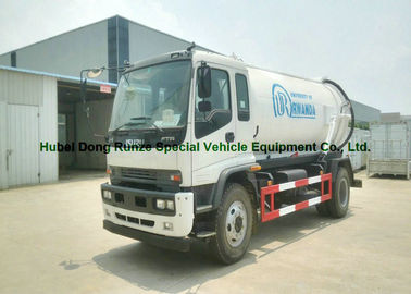 China Camiones del vacío de ISUZU/motor sépticos 205HP del euro 5 del camión de la succión de la alcantarilla proveedor