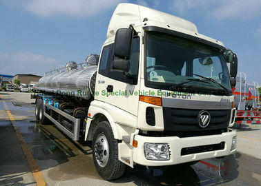 China FOTON pulió los camiones de petrolero del acero inoxidable 18000liters para el agua potable, comida líquida, aceite proveedor