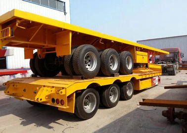 China 30 Tons-60 de las toneladas 40ft del plano remolque semi para el transporte del cargo del envase proveedor