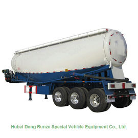 China Remolque de forma de V del transporte de petrolero del polvo del cemento con el compresor de aire del motor diesel  proveedor
