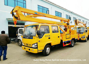 China El camión aéreo LHD EURO5, vehículo de la plataforma de ISUZU 4x2 el 14-16M montó las plataformas de trabajo proveedor