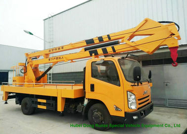 China Plataforma de trabajo aéreo montada camión del auge del nudillo de JMC, camión de elevación del cubo de 18 metros proveedor