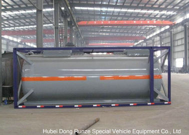 China envase PE alineado acero 16m m 20000L-22000L del tanque del ácido hidroclórico ISO de los 20FT proveedor