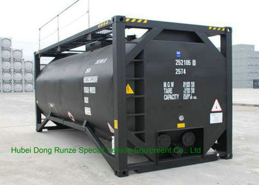 China T3 de la O.N.U que calienta el envase del tanque de 20 pies ISO para el betún/el petróleo crudo/bajo los líquidos peligrosos proveedor
