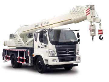 China FOTON que levanta la tonelada montada camión material de la grúa 10-16, grúa hidráulica llena del camión proveedor