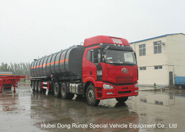 China camión de petrolero químico de la capacidad de 30000L -45000L para el ácido fluosilícico/el ácido de Hexafluorosilicic proveedor