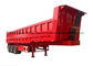 Extremo resistente de la forma de U que inclina el remolque posterior de la descarga semi para el camión 35 - 45 toneladas proveedor