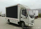 Camión al aire libre P6/P8/P10/P12 de la publicidad de la pantalla LED de FOTON 4X2 disponible proveedor