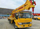 Plataforma aérea montada camión de levantamiento hidráulica, camiones de la mucha altitud de 16-18 metros proveedor