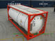 Envase líquido del tanque del bulto de 316 pies ISO del acero inoxidable 20 para los líquidos peligrosos proveedor