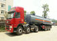 Camión de petrolero químico de la suspensión de la primavera de 3 árboles para el hipoclorito de sodio 33CBM NaOCl proveedor