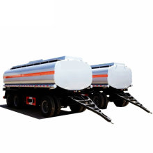 Remolque lleno del tanque con los árboles del carro 2-3 de la barra del drenaje para el combustible, agua, aceite, petrolero del perrito del remolque del combustible diesel