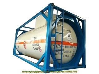 Contenedores de tanque de cloro líquido de 20 pies ISO 21,670 litros (CL2)