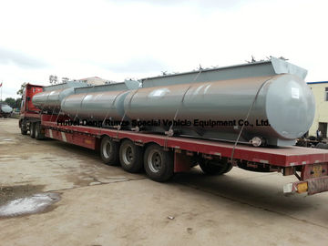 China Los petroleros de camino químicos para el ácido hidroclórico con acero alinearon el cuerpo del tanque del PE 16m m -18mm proveedor