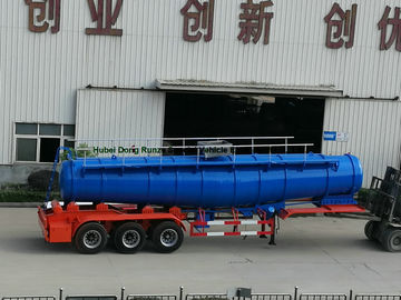 China Árbol sulfúrico concentrado BPW de la forma de V 21000L H2SO4 el 98% del camión de petrolero del ácido tri proveedor