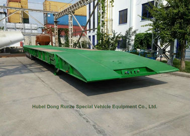 China Remolque plegable de Lowboy del cuello de cisne 100 toneladas para el transporte del tractor del excavador de grúa proveedor