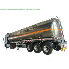 China De aluminio 5083 de la aleación del tanque remolque 40000L, árbol de gasolina y aceite semi del petrolero 3 de la entrega proveedor