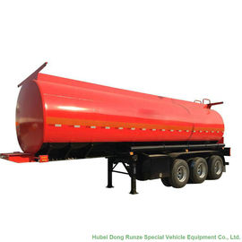China Remolque inoxidable del tanque de acero del tri árbol semi para el aceite de palma/la entrega cruda del aceite del combustible/de la gasolina proveedor