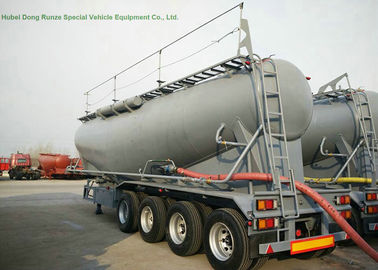 China del árbol 68-70cbm 4 del tanque remolque semi, remolque a granel alto Performnce de trabajo del cemento proveedor