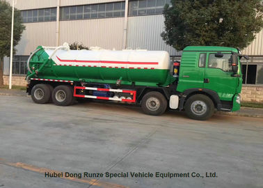 China Camiones sépticos del vacío de HOWO 8x4, capacidad del camión del retiro de las aguas residuales alta proveedor