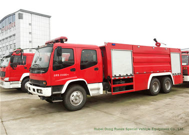 China Camiones del cuerpo de bomberos del tanque de agua de ISUZU 6x4, vehículos de lucha contra el fuego resistentes proveedor