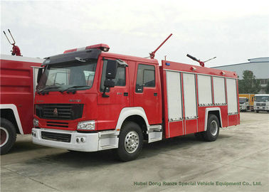 China Camión de la lucha contra el fuego de Howo 4x2 con la velocidad máxima 102km/h del polvo seco de 1000 litros proveedor