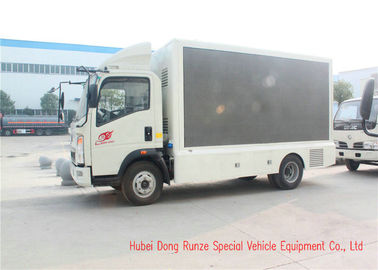 China Camión de la cartelera de HOWO Digitaces LED, camión móvil de la pantalla del LED para hacer publicidad proveedor