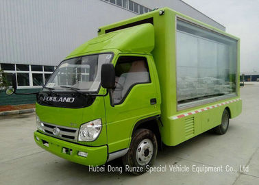 China Camión móvil de la pantalla LED con la caja de luz lateral del movimiento en sentido vertical 3, LED que hace publicidad de Van proveedor