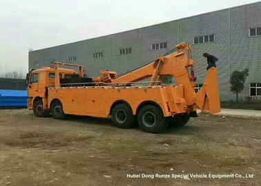 China Camión de auxilio resistente de la grúa de SHACMAN F3000 8x4 31 toneladas para la recuperación del camino proveedor
