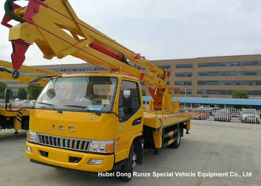 China Plataforma aérea montada camión de levantamiento hidráulica, camiones de la mucha altitud de 16-18 metros proveedor