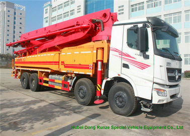 China El mini camión de la bomba concreta de Beiben V3 los 35m -51m, camión montó la bomba concreta proveedor