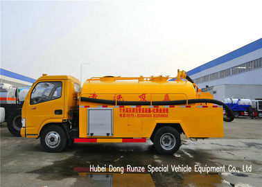 China Camión de petrolero fecal de la succión de las aguas residuales de DFAC 3500L-5000L con la fontanería hidráulica del jet proveedor
