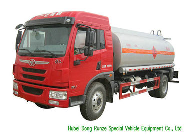 China Camión de petrolero de la gasolina de FAW para el reaprovisionamiento del vehículo con el surtidor y el dispensador de gasolina del PTO proveedor
