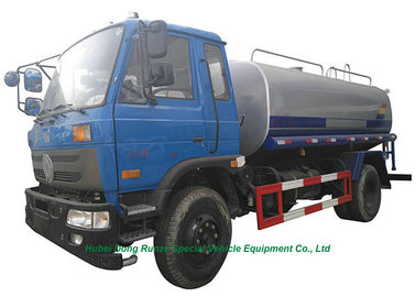 China Camión del tanque limpio del agua potable del acero inoxidable de 10 toneladas con la regadera de la bomba de agua para la entrega y el espray del agua proveedor