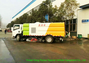 China Lavado de la calle de ISUZU EFL 700 y camión del barrendero con agua de la alta presión de los cepillos proveedor