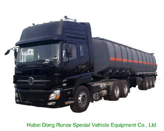 China Tri camión de reparto químico de la soda cáustica de los árboles para 30 - hidróxido de sodio 45MT proveedor