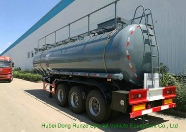China Remolques químicos resistentes del tanque para 30 - transporte del hidróxido de sodio 45MT proveedor