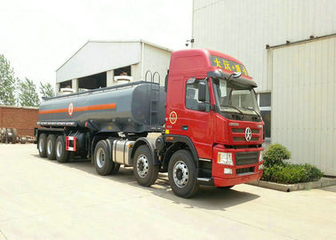 China Camión de petrolero químico de la suspensión de la primavera de 3 árboles para el hipoclorito de sodio 33CBM NaOCl proveedor