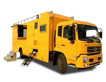 China Camión de cocina de rey Run Mobile para la cena que acampa del proyecto al aire libre de la ingeniería proveedor