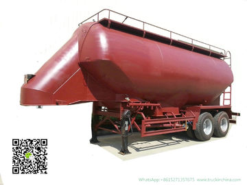 China remolque del petrolero del bulto del tanque de Silo del árbol de 2 /3 para transportar el trigo - remolque a granel del tanque de los granos de la haba proveedor