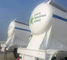 Del cemento del tanque remolque a granel para el transporte, remolque 40cbm Capaciy semi del camión de petrolero proveedor