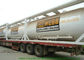 envases a granel 20000L - 22500L del tanque del cemento de los 20FT con el marco de acero de carbono proveedor
