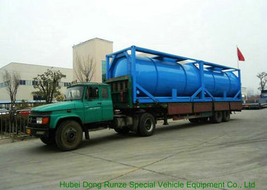 20 pies del ISO Wast de agua de envase del tanque para el líquido a granel 20000L PE opcional alineado proveedor