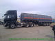 Tri camión de reparto químico de la soda cáustica de los árboles para 30 - hidróxido de sodio 45MT proveedor