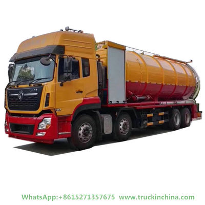 camión de la limpieza de las aguas residuales de la alcantarilla del vacío 30ton (agua combinada alta presión WhatsApp que echa en chorro del tanque séptico de la alcantarilla: +8615271357675