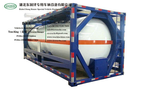 acero inoxidable del envase de los 20Ft ISOTank para el transporte líquido WhatsApp+8615271357675 de la salsa de chile del alcohol de la comida del aceite de mesa
